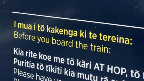I mua i tō kakenga ki te tereina – Before you board the train